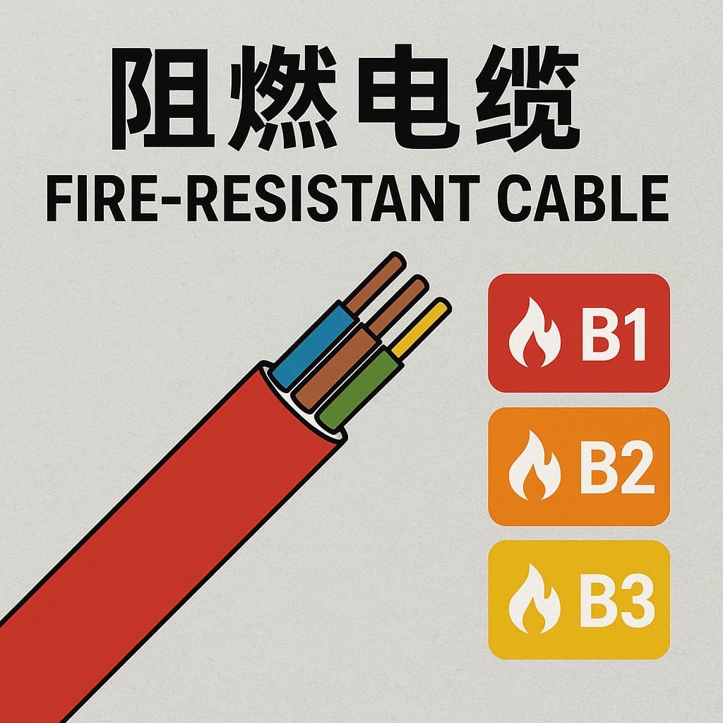 什么是阻燃电缆？B1、B2、B3级的区别你相识吗？